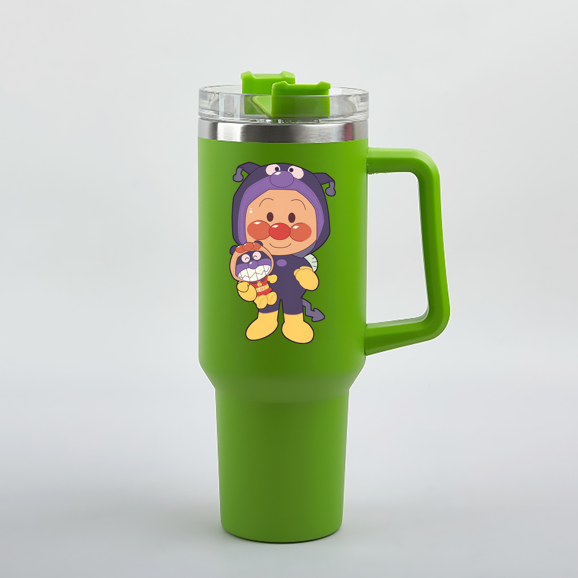 （画像用） アンパンマン Anpanman 1200mL車用タンブラー（カラープリント）